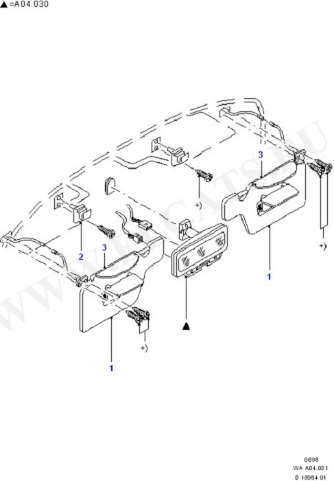 Sun Visors (Dash Panel/Apron/Heater/Windscreen)