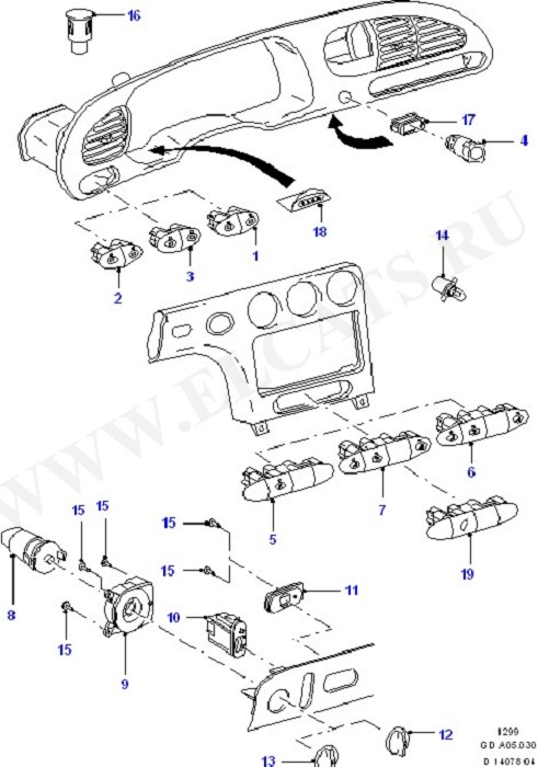 Instrument Panel Related Parts (Instrument Panel)