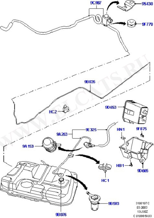 Fuel System - Tank & Lines ( )