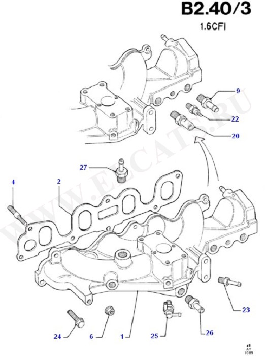 Cylinder Head/Valves/Rocker Cover (CVH)