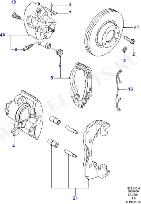 Front Brake Discs And Calipers ( )