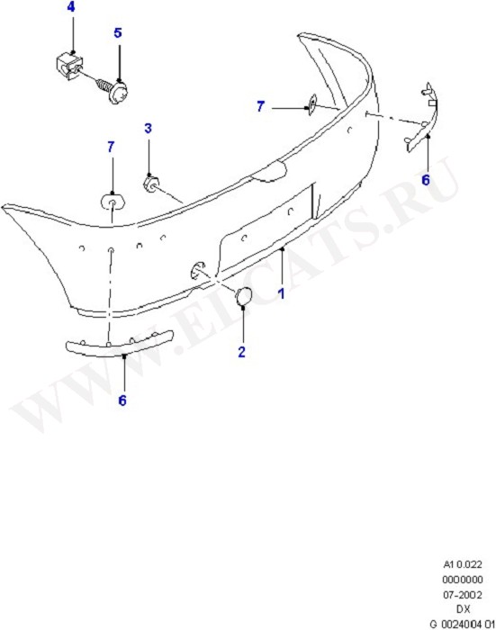 Rear Bumper (Lower Back Panel/Bumper & Partition)