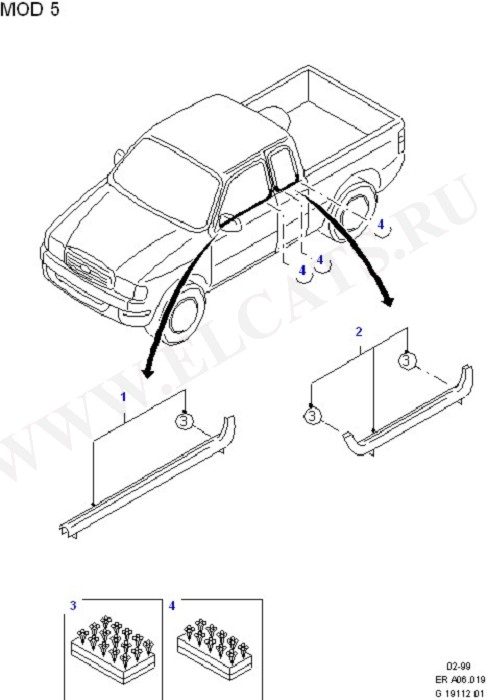 Body Mouldings (   )