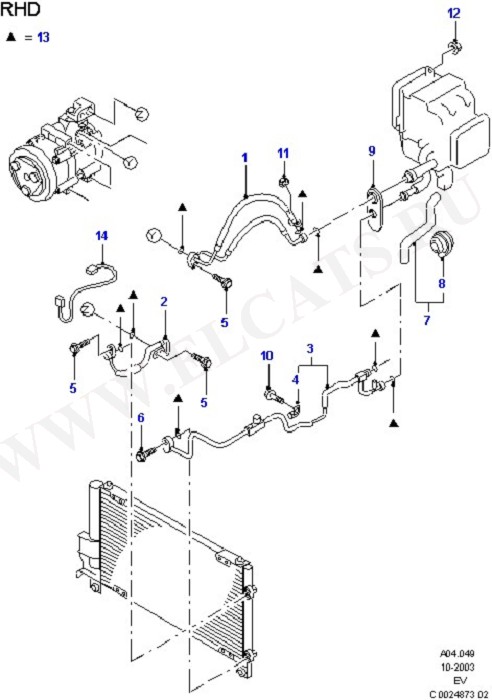 Air Conditioning System (Dash Panel/Apron/Heater/Windscreen)