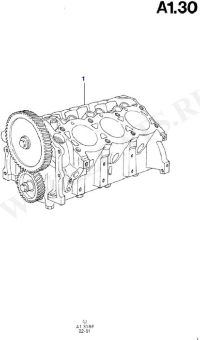 Engine/Block And Internals (Taunus V6 2.0, 2.3, 2.8)