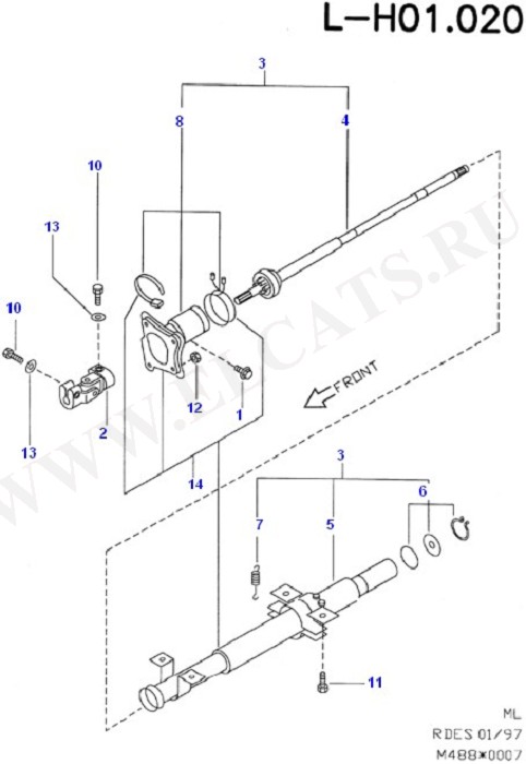 Steering Column - Adjustable (    )