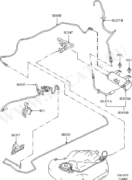 Fuel System - Tank & Lines ( )