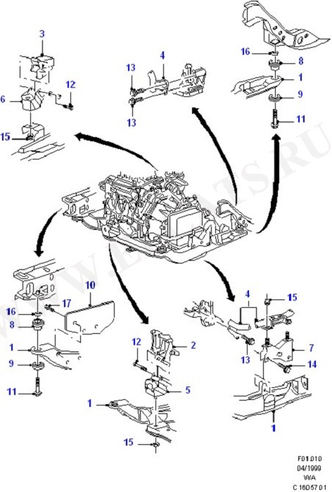 Engine And Transmission Suspension (Engine & Trans.Suspension/Shields)