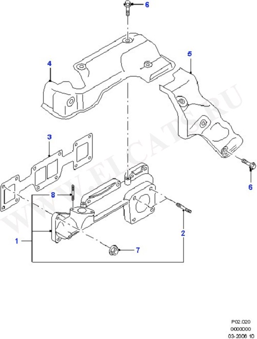 Exhaust Manifold (Head/Manifolds/Intercooler/Turbo)