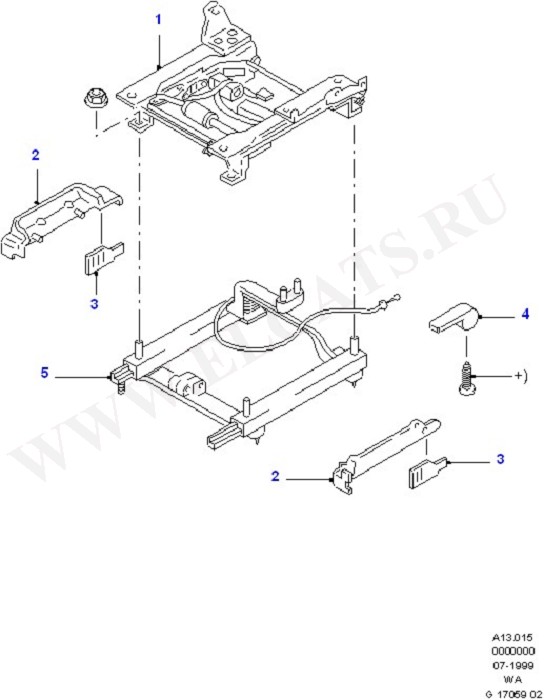 Mountings - Drivers Seat (Seats And Covers)