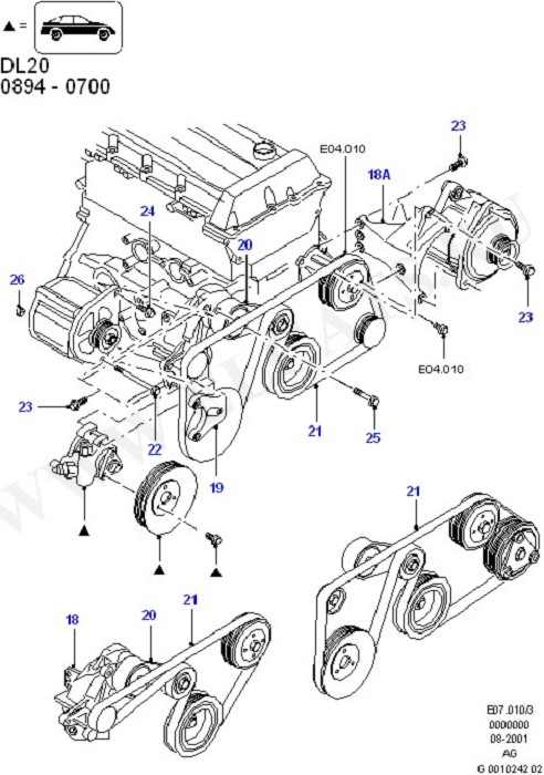 Alternator/Starter Motor & Ignition (DOHC(DL/DH))