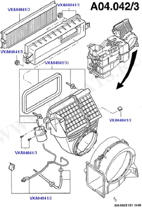 Air Conditioning System - Manual (Dash Panel/Apron/Heater/Windscreen)