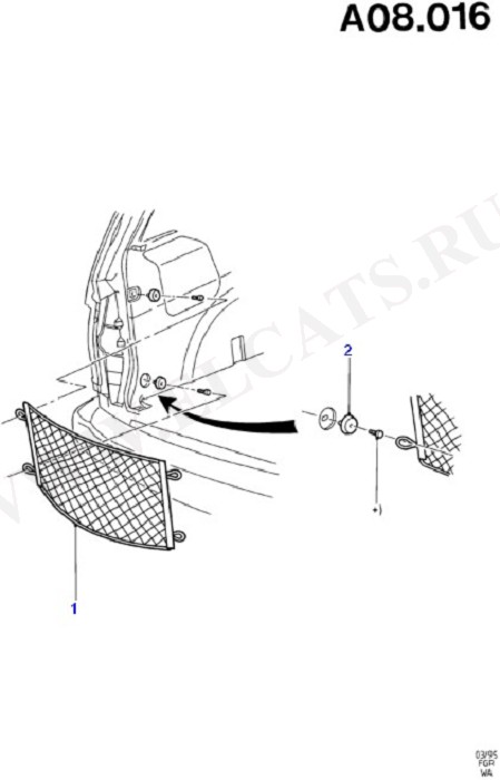 Luggage Hold Down Net (Tailgate And Related Parts)