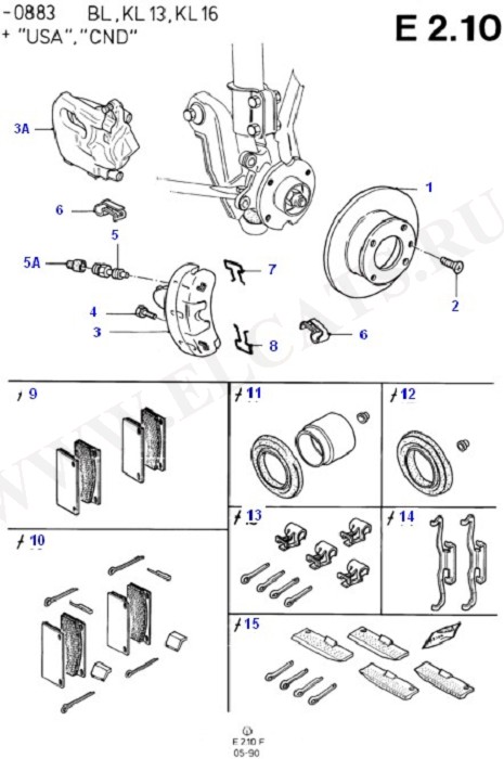 Front Brake Discs And Calipers ( )