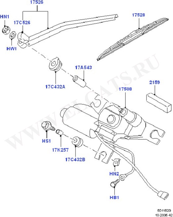 Rear Window Wiper And Washer (Wipers And Washers)