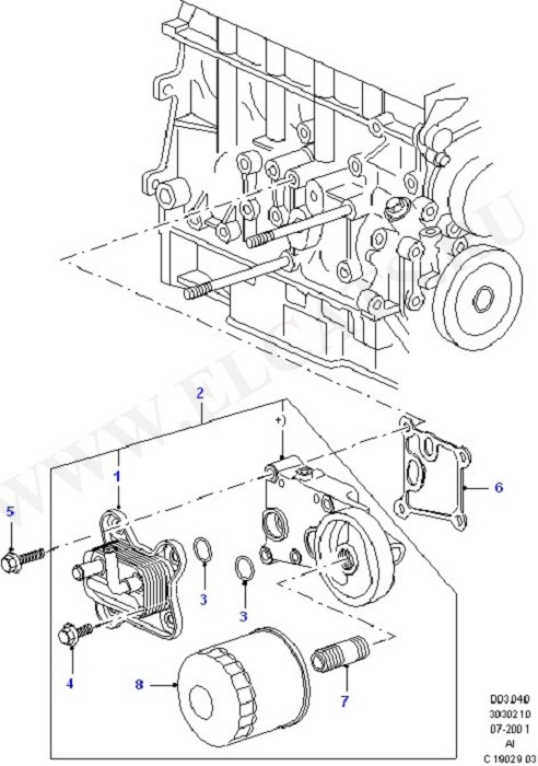 Oil Pump/Pan/Filter/Level Indicator (Lynx Engine)