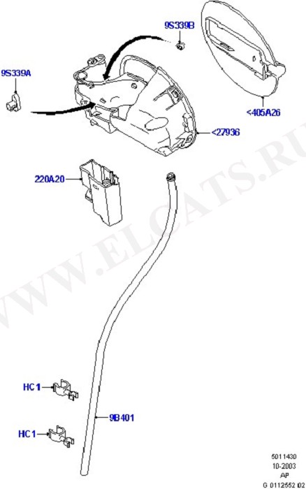 Fuel Tank Filler Door And Controls (Door Lock Mechanisms)