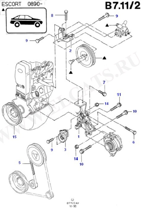 Alternator/Starter Motor & Ignition (CVH)