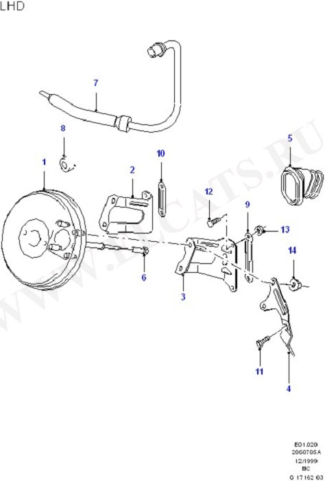 Brake Booster (Brake Pipes/ABS/Brake System Valves)
