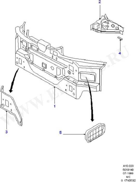 Rear Panels And Rear Package Tray (Rear Panels/Bumper & Package Tray)