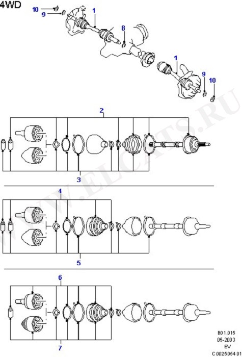 Drive Shaft - Front Axle Drive (Suspension And Axle - Front)