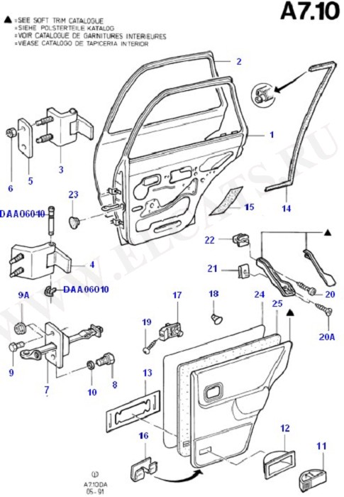 Rear Doors And Related Parts (Rear Doors And Related Parts)