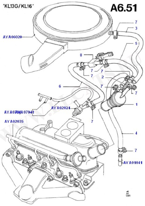 Engine Air Intake/Emission Control (OHV/HCS)