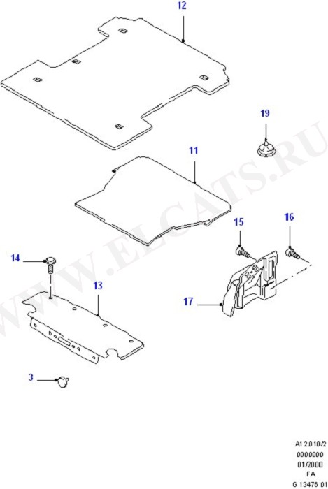 Floor Mats (Floor Mats/Insulators & Console)