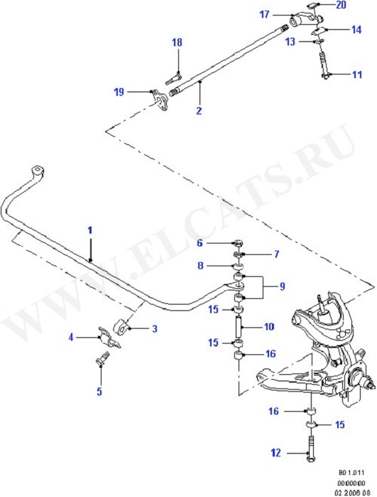 Front Stabilizer Bar (Suspension,Drive Shaft & Axle-Front)
