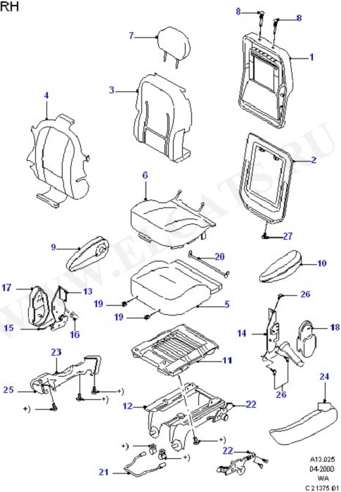 Rear Seat - Single (Seats And Covers)