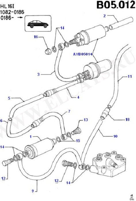 Fuel System - Engine (CVH)