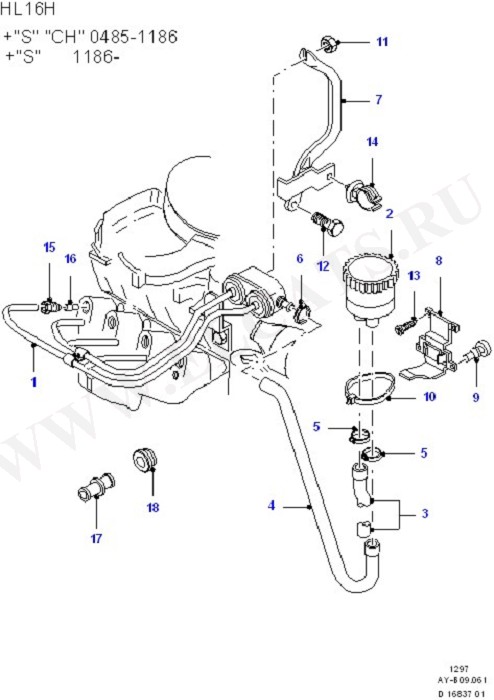 Emission Control - Vacuum Lines (CVH)