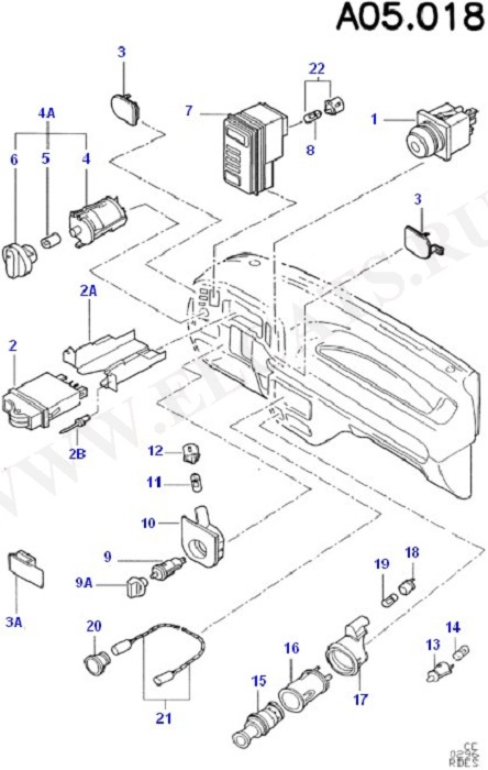 Instrument Panel Related Parts (Instrument Panel)