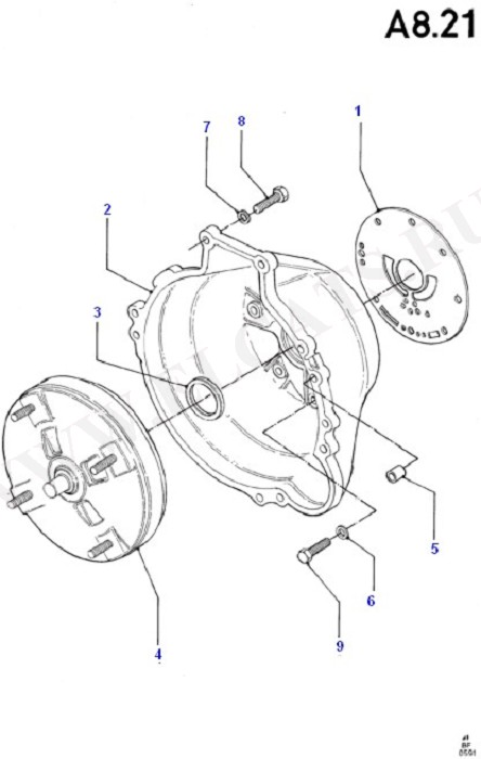 Clutch/Intermediate & Drive Plate (Taunus V6 2.0, 2.3, 2.8)