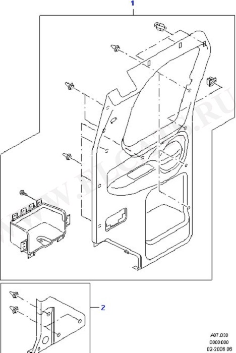 Rear Door Trim Panels (Rear Doors And Related Parts)