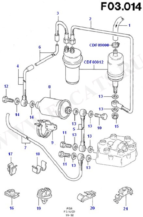 Fuel Lines And Fuel Filter (Fuel Tank And Related Parts)