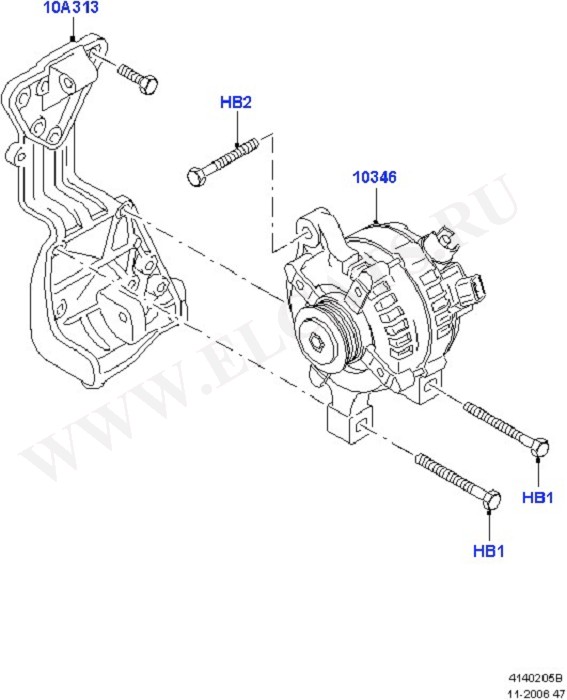 Alternator And Mountings (  )