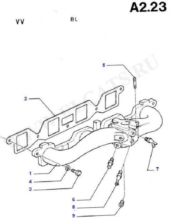 Cylinder Head/Valves/Manifolds/EGR (OHV/HCS)