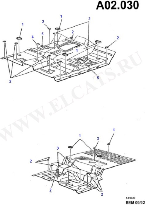 Plugs - Floor Pan (Chassis Frame & Related Parts)
