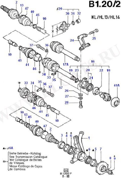 Front Wheel Drive (Suspension & Drive Shafts - Front)