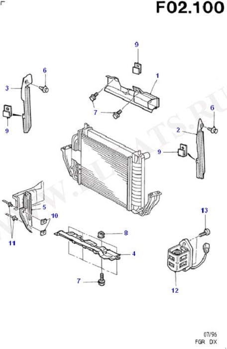 Air Deflectors (Radiator / Hoses And Oil Cooler)