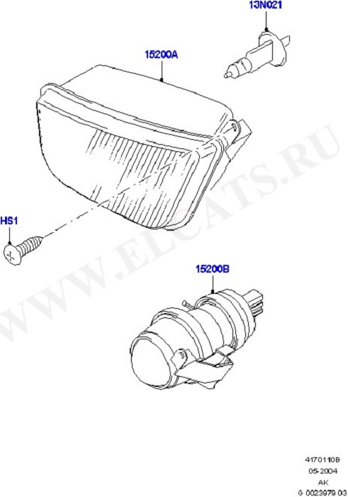 Front Fog Lamps (Front & Interior Lamps)
