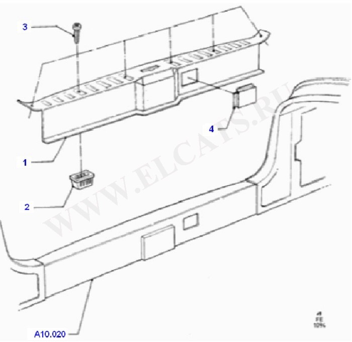 Trim Panels (Rear Panels/Bumper & Package Tray)