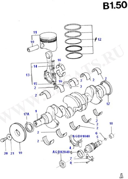 Engine/Block And Internals (OHC(TL/LL))