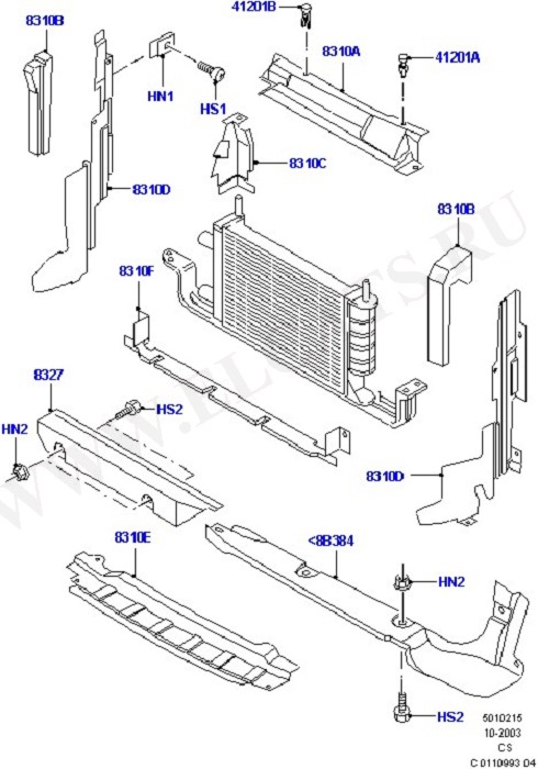 Air Deflectors (Front Body System)