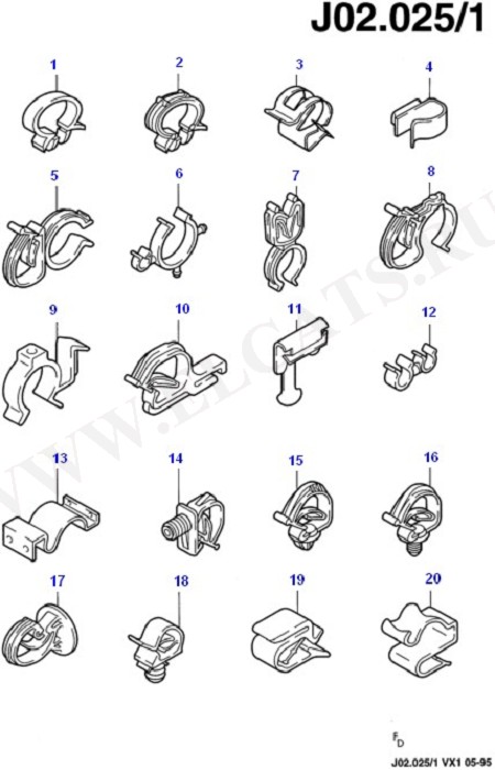 Wiring Mountings (Wiring System & Related Parts)