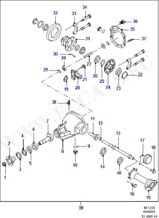 Differential Assembly (Suspension,Drive Shaft & Axle-Front)