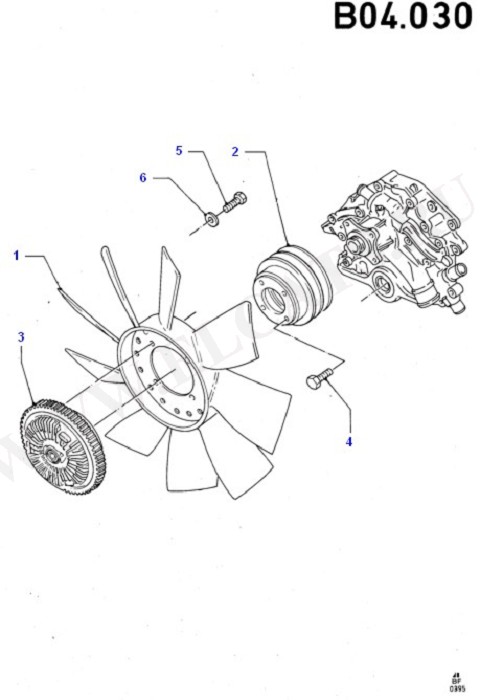 Engine Cooling (Taunus V6 2.4, 2.9)