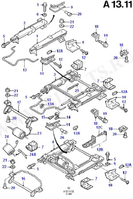 Seat Tracks (Seats And Covers)