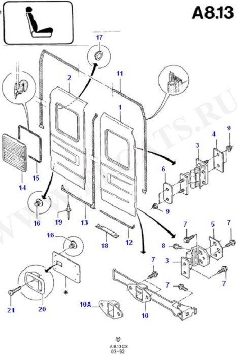 Double Rear Doors (Tailgate/Back Doors)